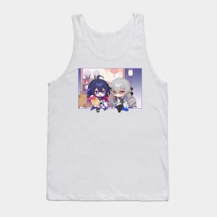 Honkai Star Rail Chibi Seele and Bronya Tank Top